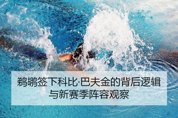 鹈鹕签下科比·巴夫金的背后逻辑与新赛季阵容观察